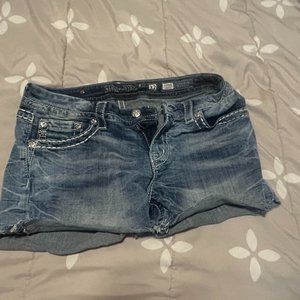 Miss Me Denim Short Shorts - Signature Shorts - 32